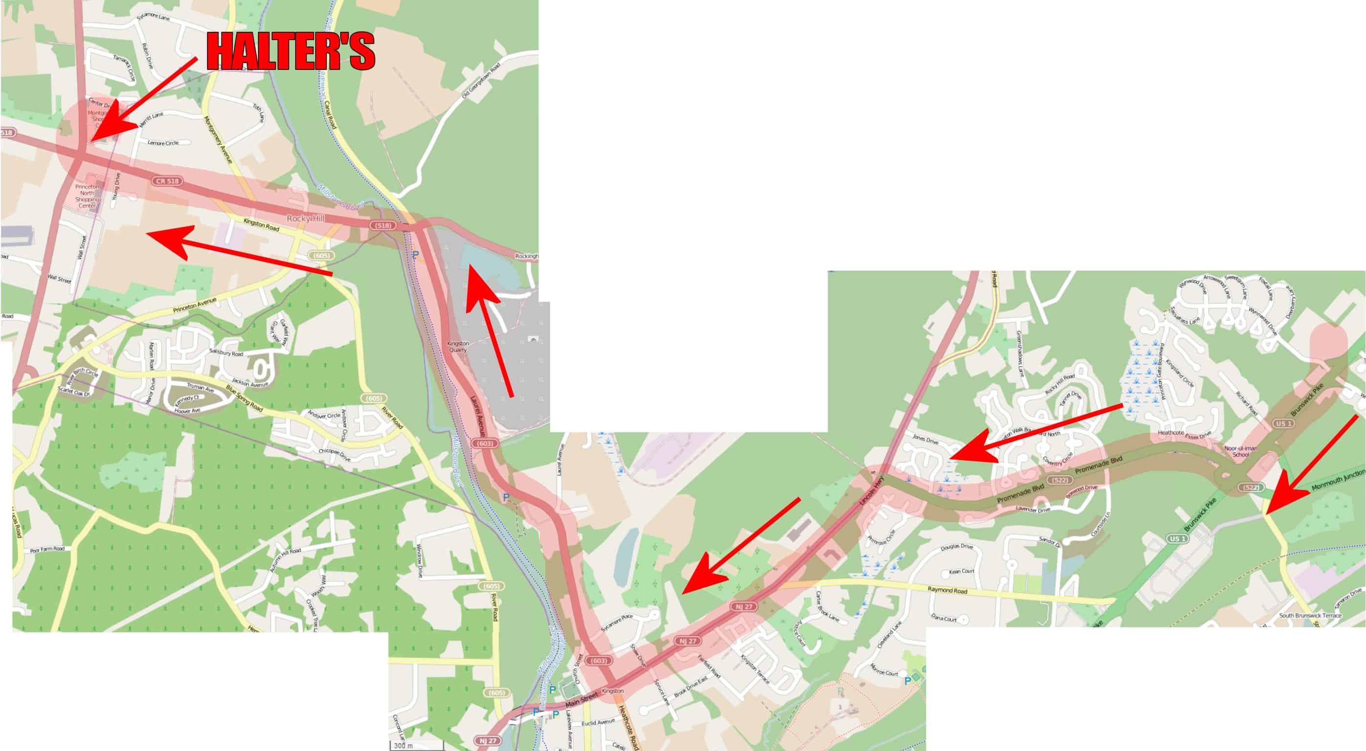 Getting there: Route 1S / Promenade Rd/ Route 27S to Kingston / Kingston-Rocky Hill Rd to Rocky Hill / 518W to 206 ...