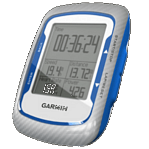 GPS detects your position and speed