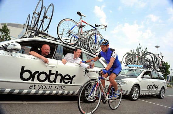 We can't all get this level of support on the road but we can help ... and you never know when Karma will pay you back