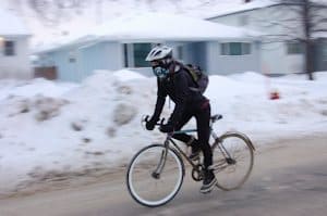 ... or commuting, needn't be an unpleasant experience even in the cold