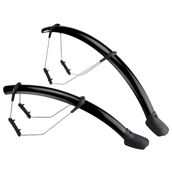 Fenders keep water off your back and muck off your bike - these are clip-on fenders