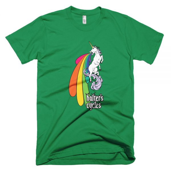 Halter’s Cycles Rainbow Unicorn T-Shirt 2