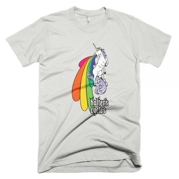 Halter’s Cycles Rainbow Unicorn T-Shirt 3