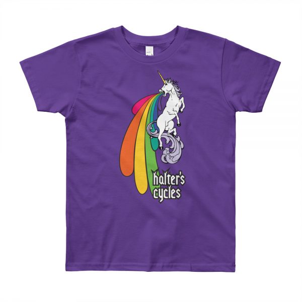 Halter’s Cycles Rainbow Unicorn Youth T-Shirt