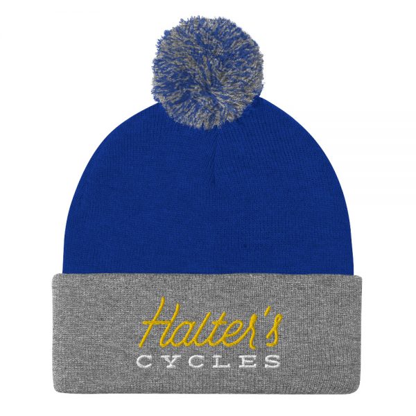 Halter’s Cycles Pom-Pom Beanie - Image 6